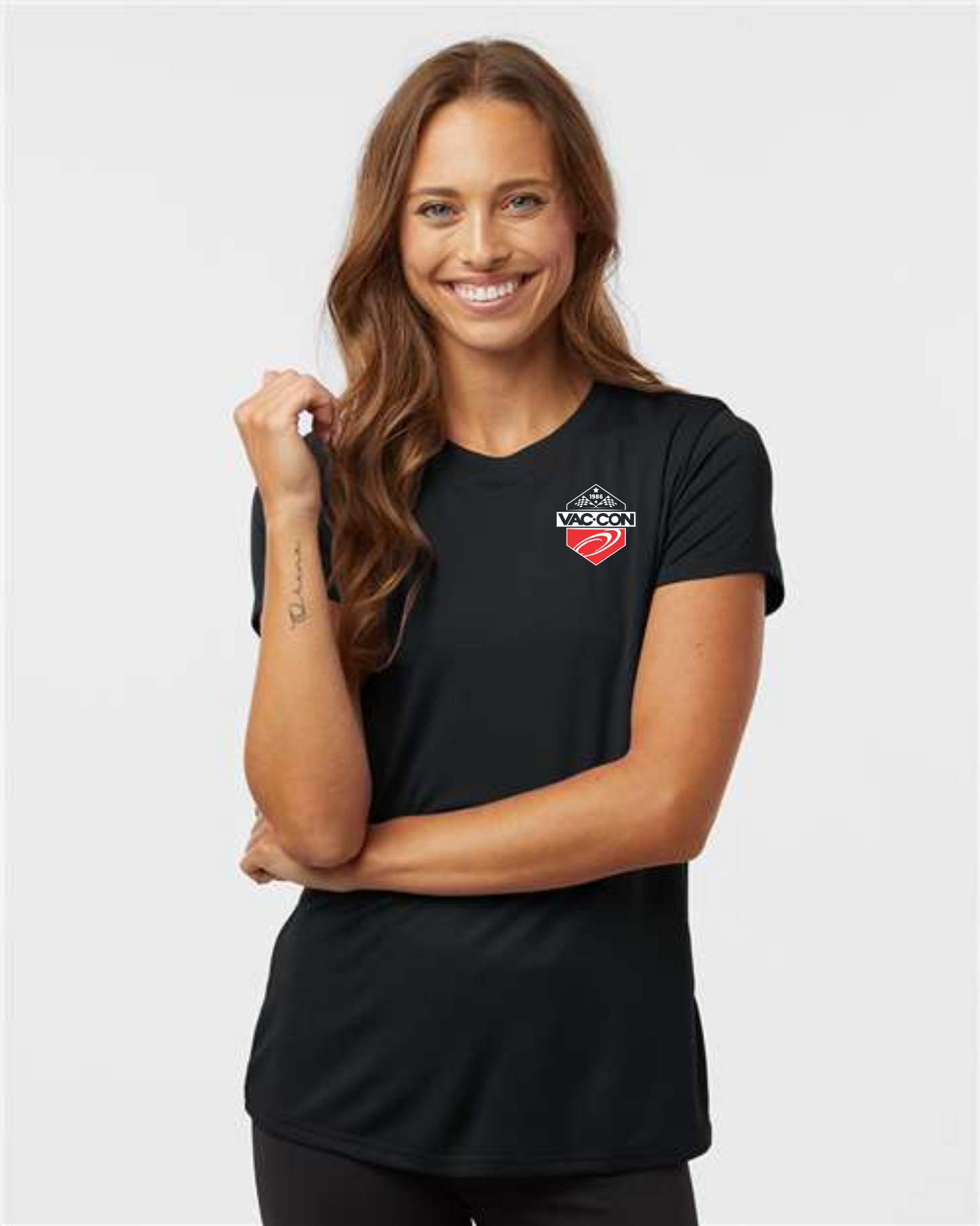 AllPro Pro-Lock Womens Performance T-Shirt With Left Chest & Full Back Screenprint