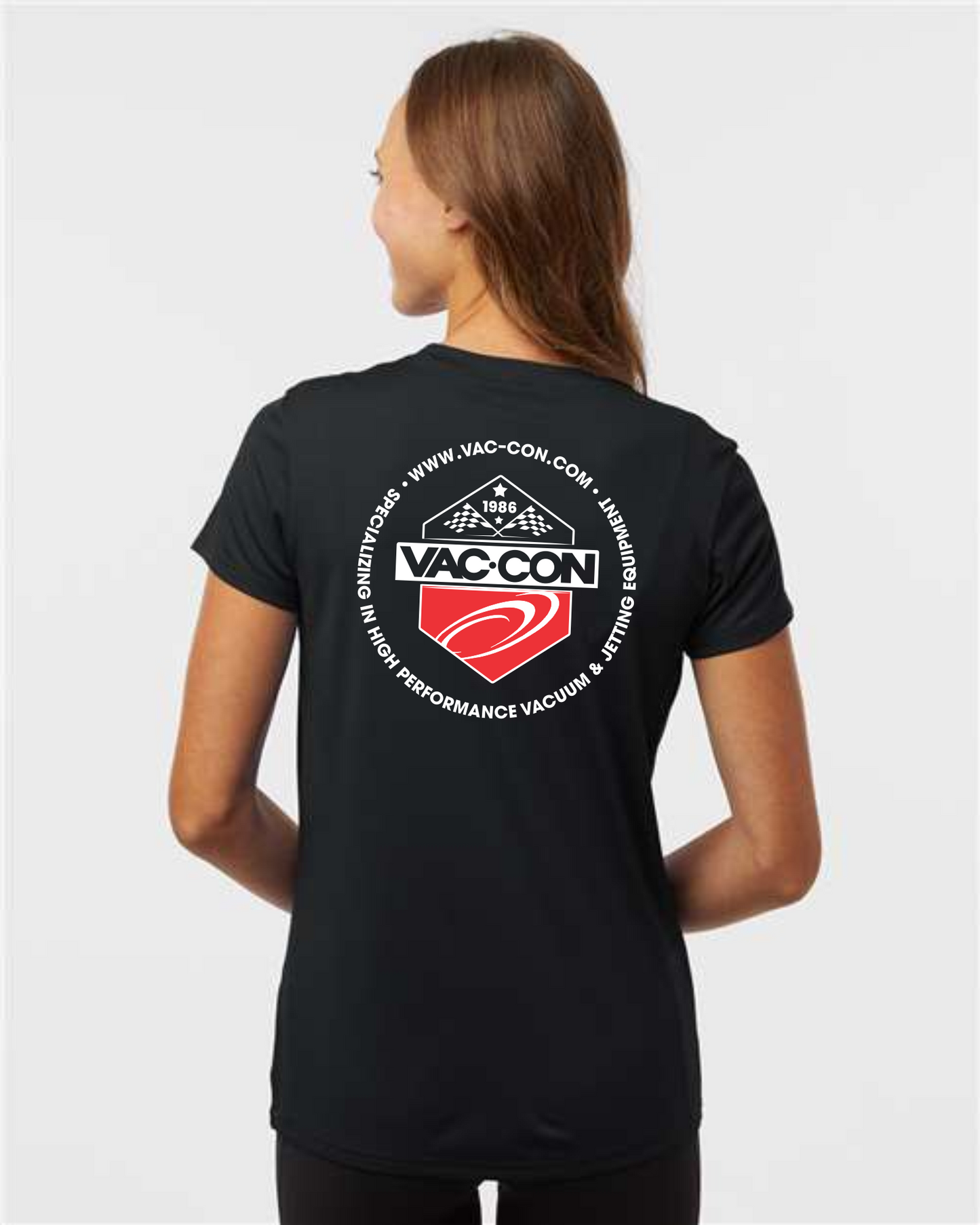 AllPro Pro-Lock Womens Performance T-Shirt With Left Chest & Full Back Screenprint