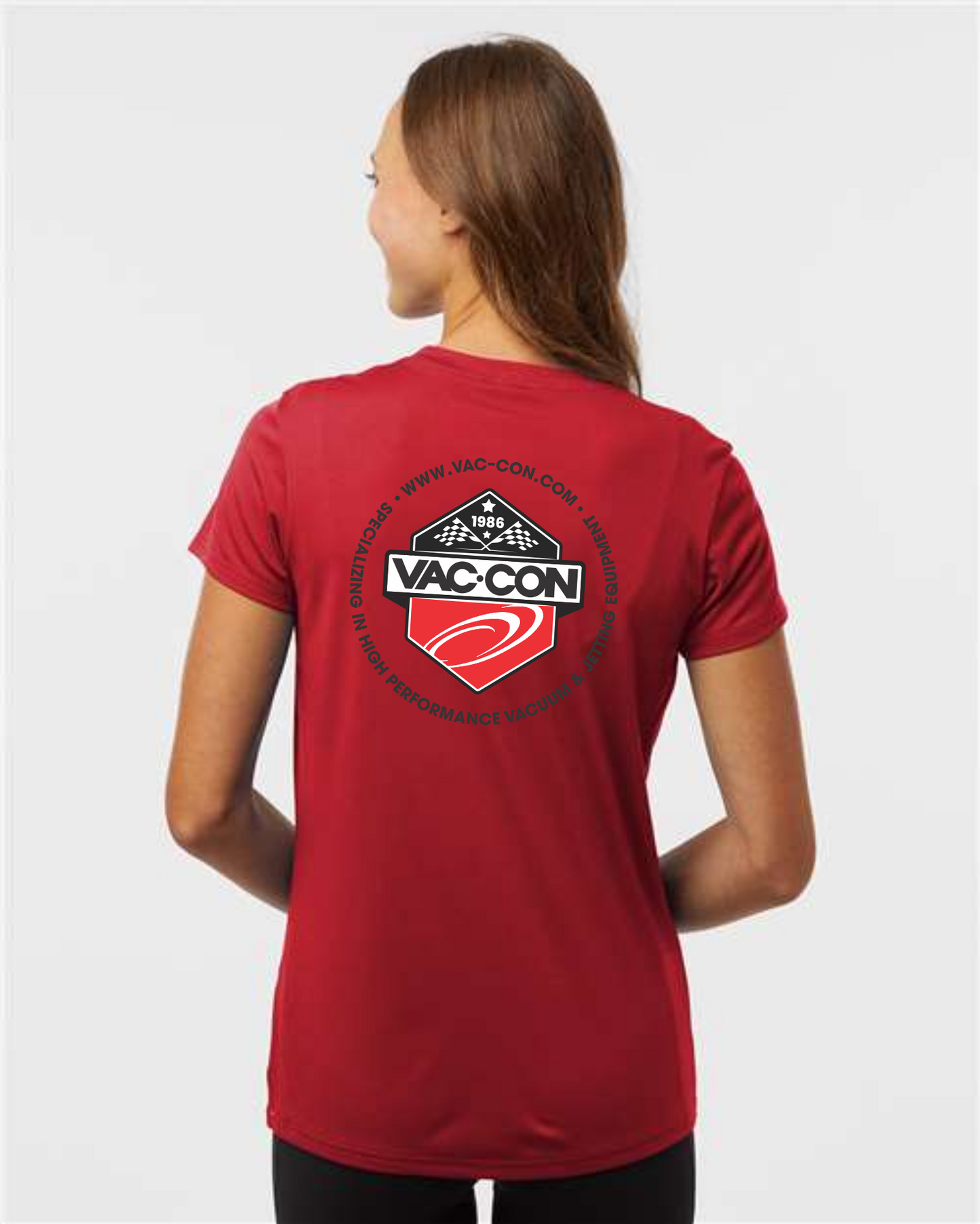 AllPro Pro-Lock Womens Performance T-Shirt With Left Chest & Full Back Screenprint