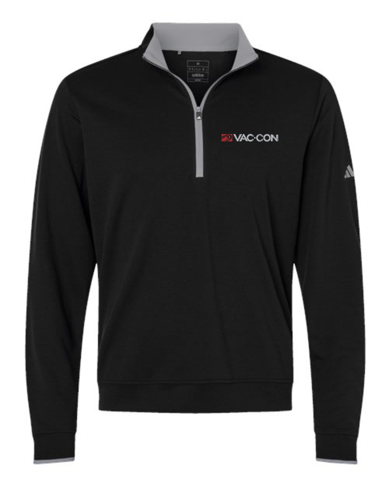 Adidas Lightweight Half-Zip Pullover With Embroidered Vac-Con Logo