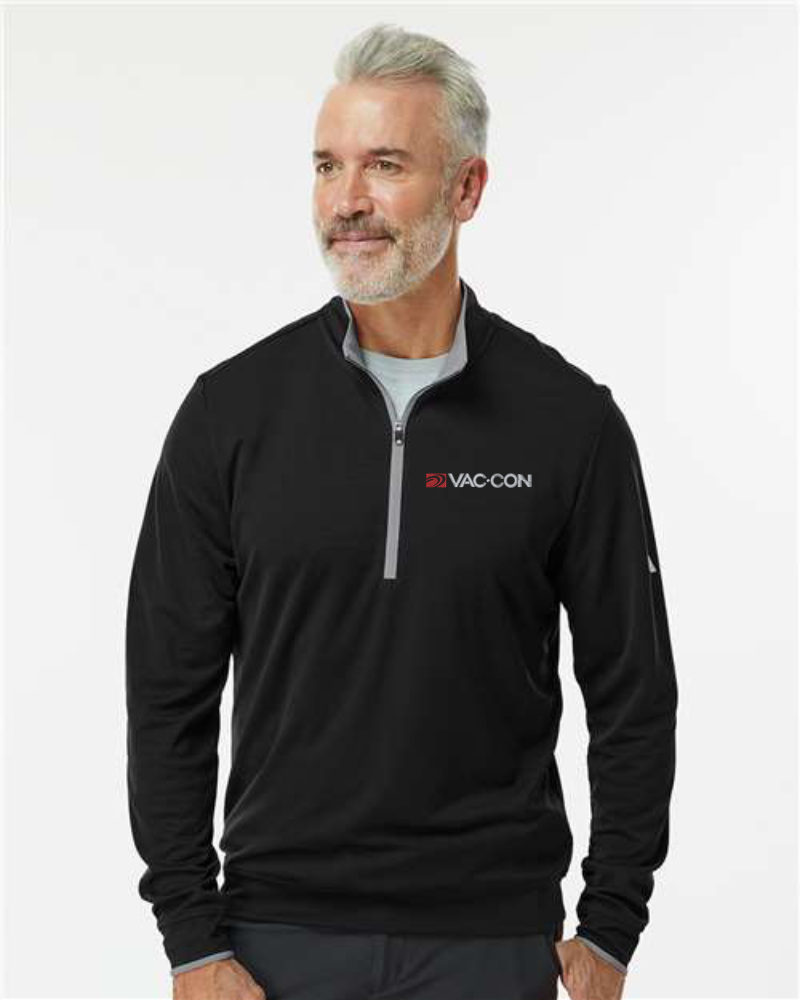 Adidas Lightweight Half-Zip Pullover With Embroidered Vac-Con Logo
