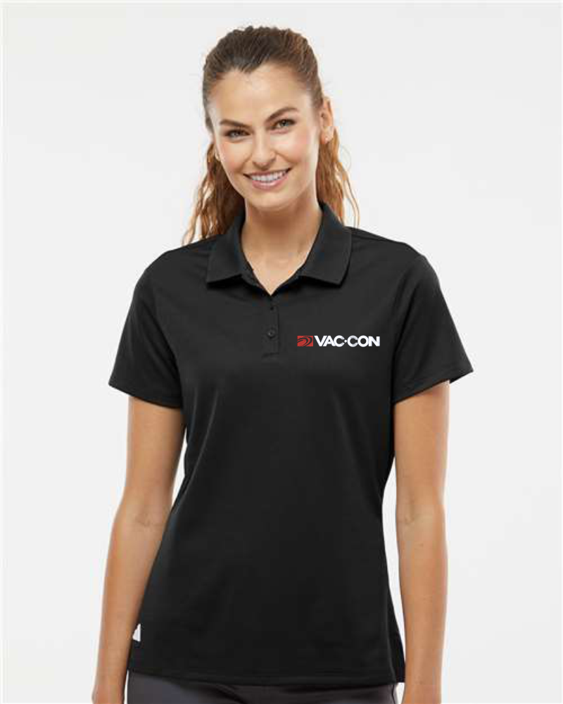Adidas Women's Basic Sport Polo With Embroidered Vac-Con Logo