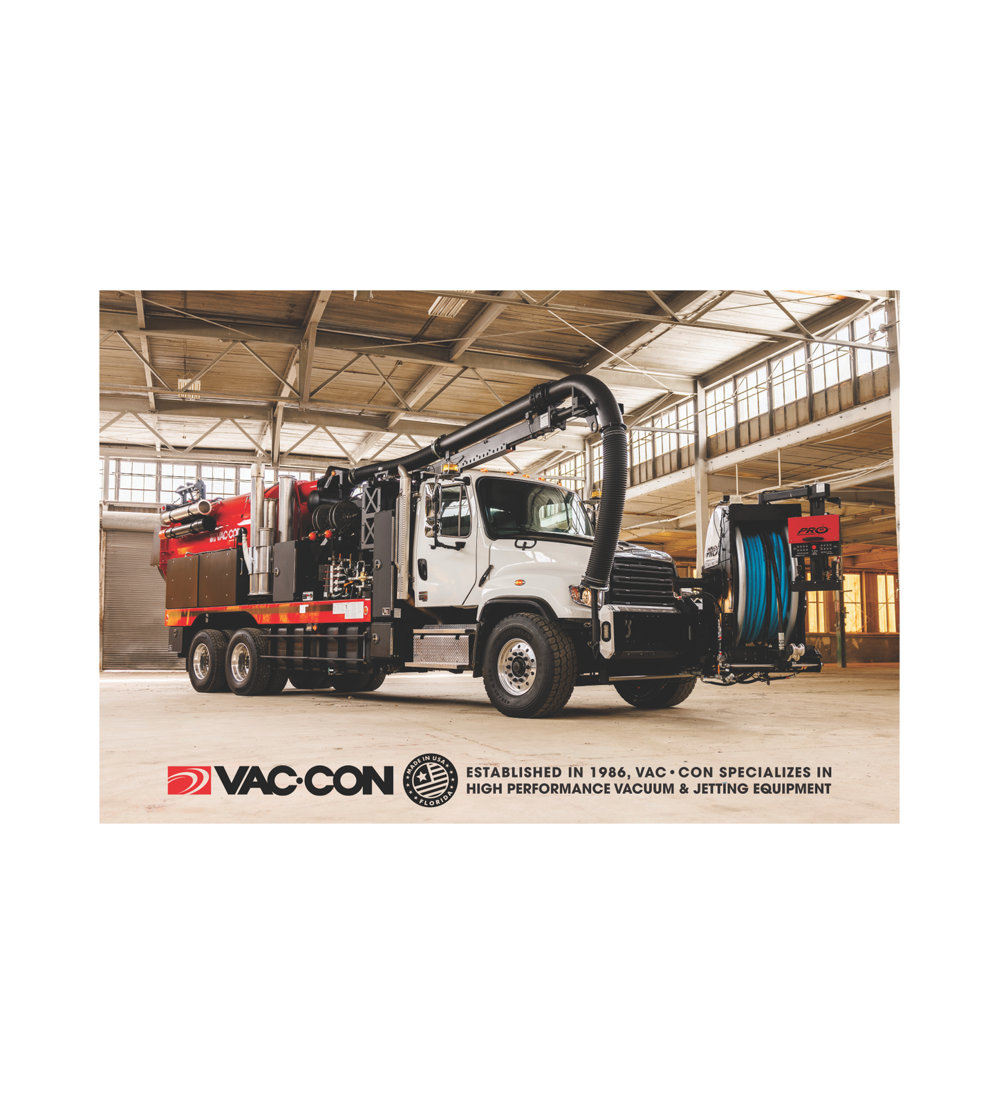 Vac-Con Combination Sewer Landscape 24" x 36" Poster