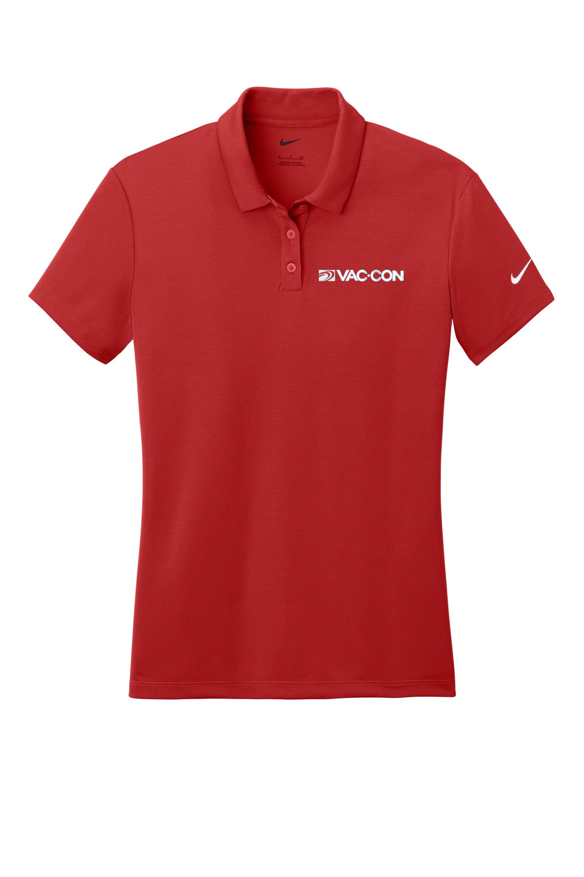 Nike Women's Dry Essential Solid Polo With Embroidered Vac-Con Logo