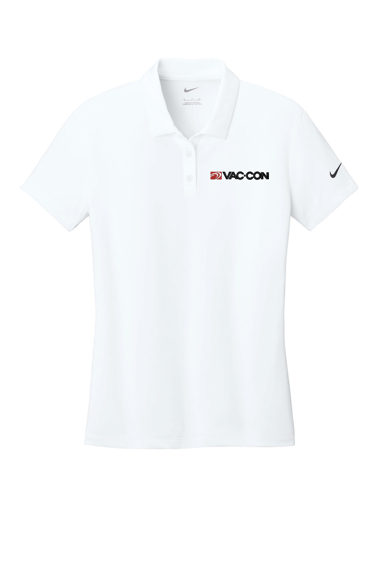 Nike Women's Dry Essential Solid Polo With Embroidered Vac-Con Logo