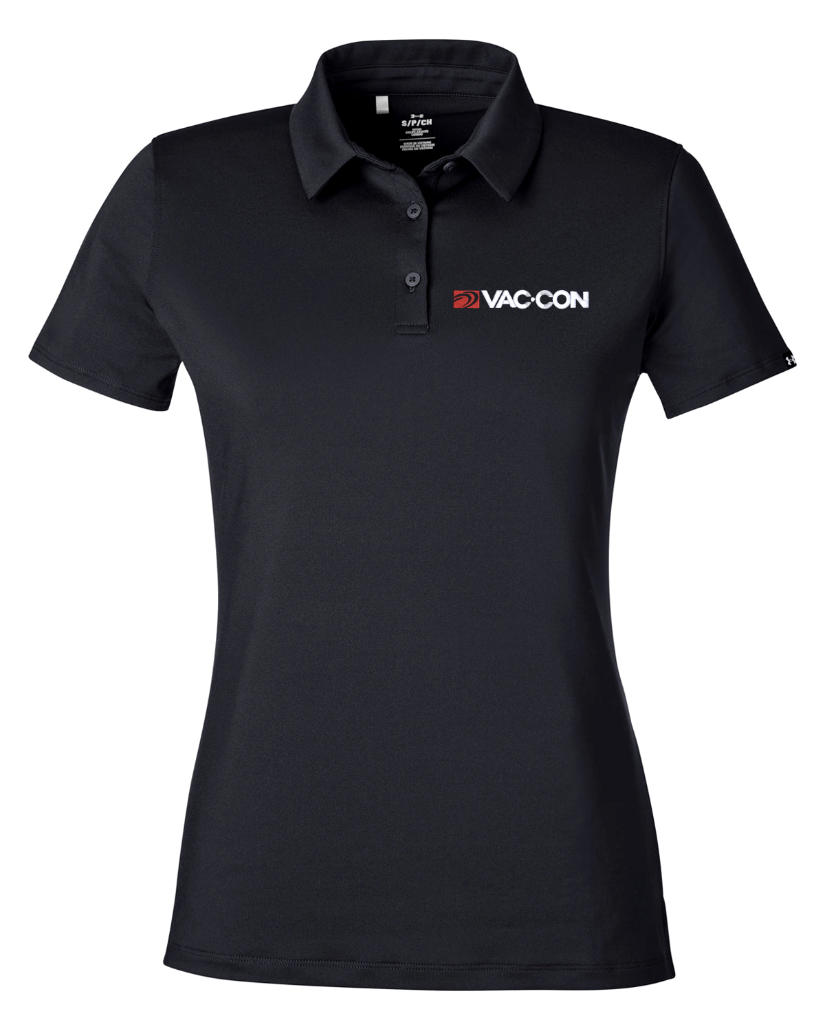 Under Armour Women's Recycled Polo With Embroidered Vac-Con Logo