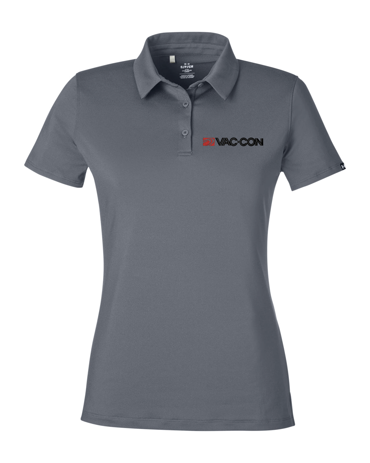 Under Armour Women's Recycled Polo With Embroidered Vac-Con Logo