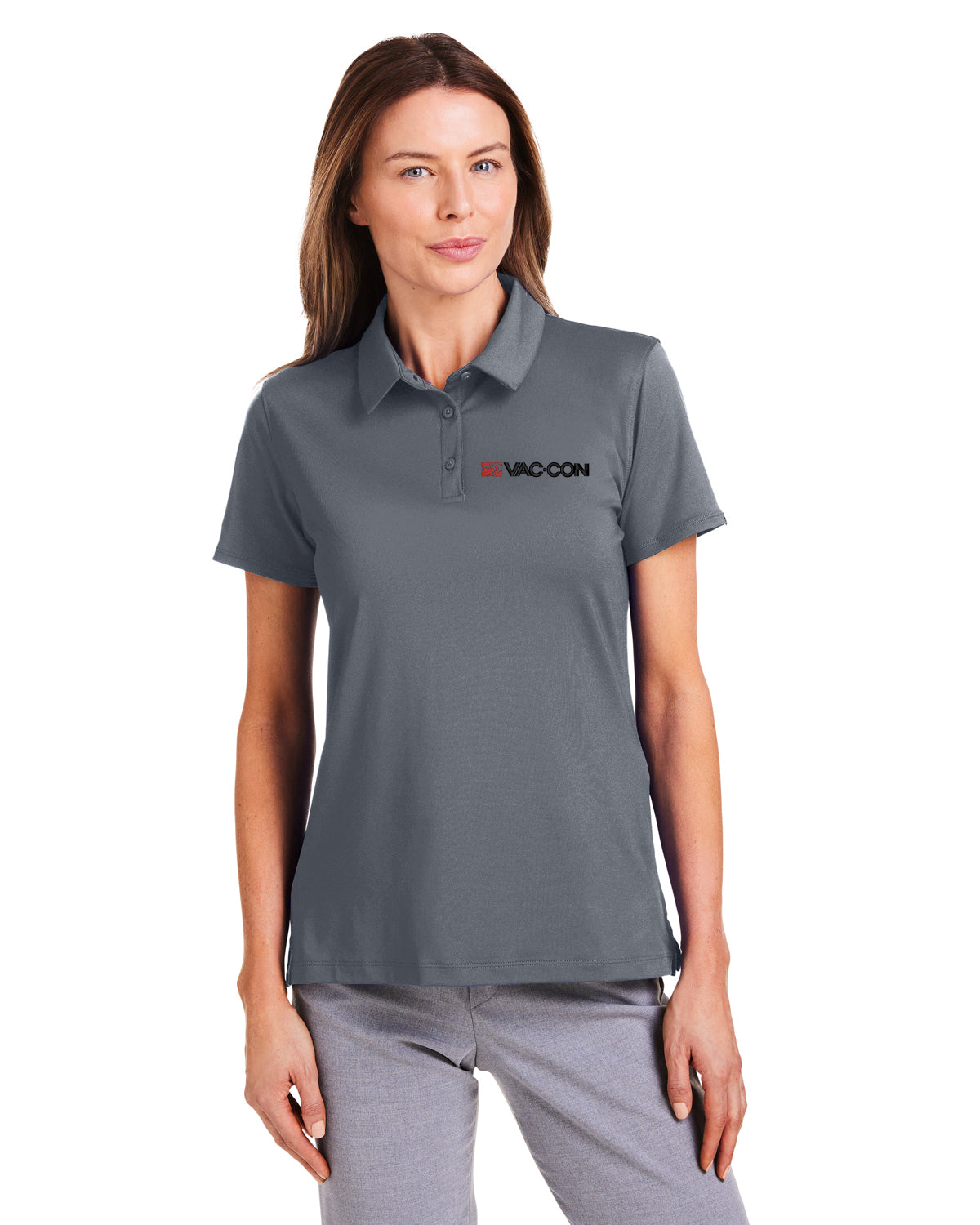 Under Armour Women's Recycled Polo With Embroidered Vac-Con Logo