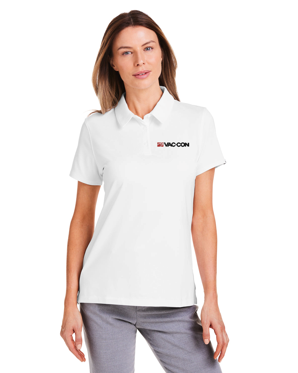 Under Armour Women's Recycled Polo With Embroidered Vac-Con Logo
