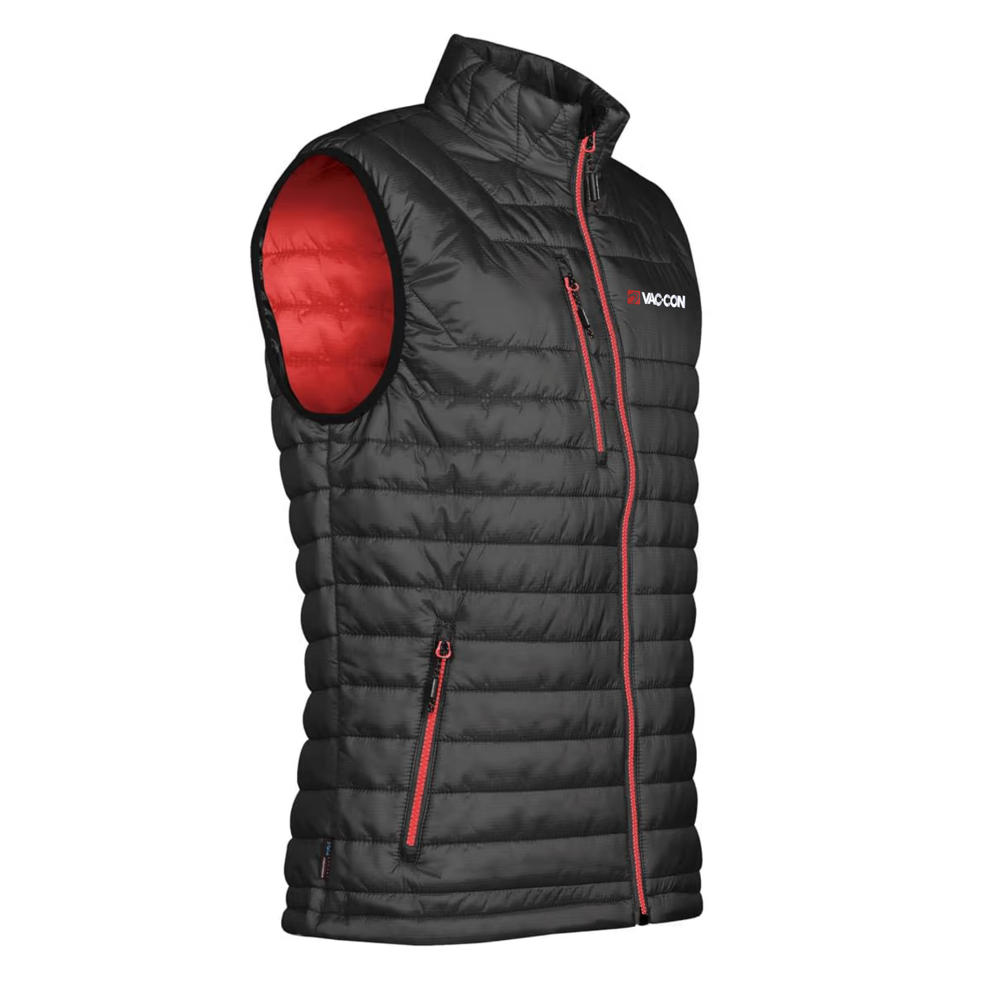 StormTech Men's Gravity Quilted Vest With Embroidered Vac-Con Logo