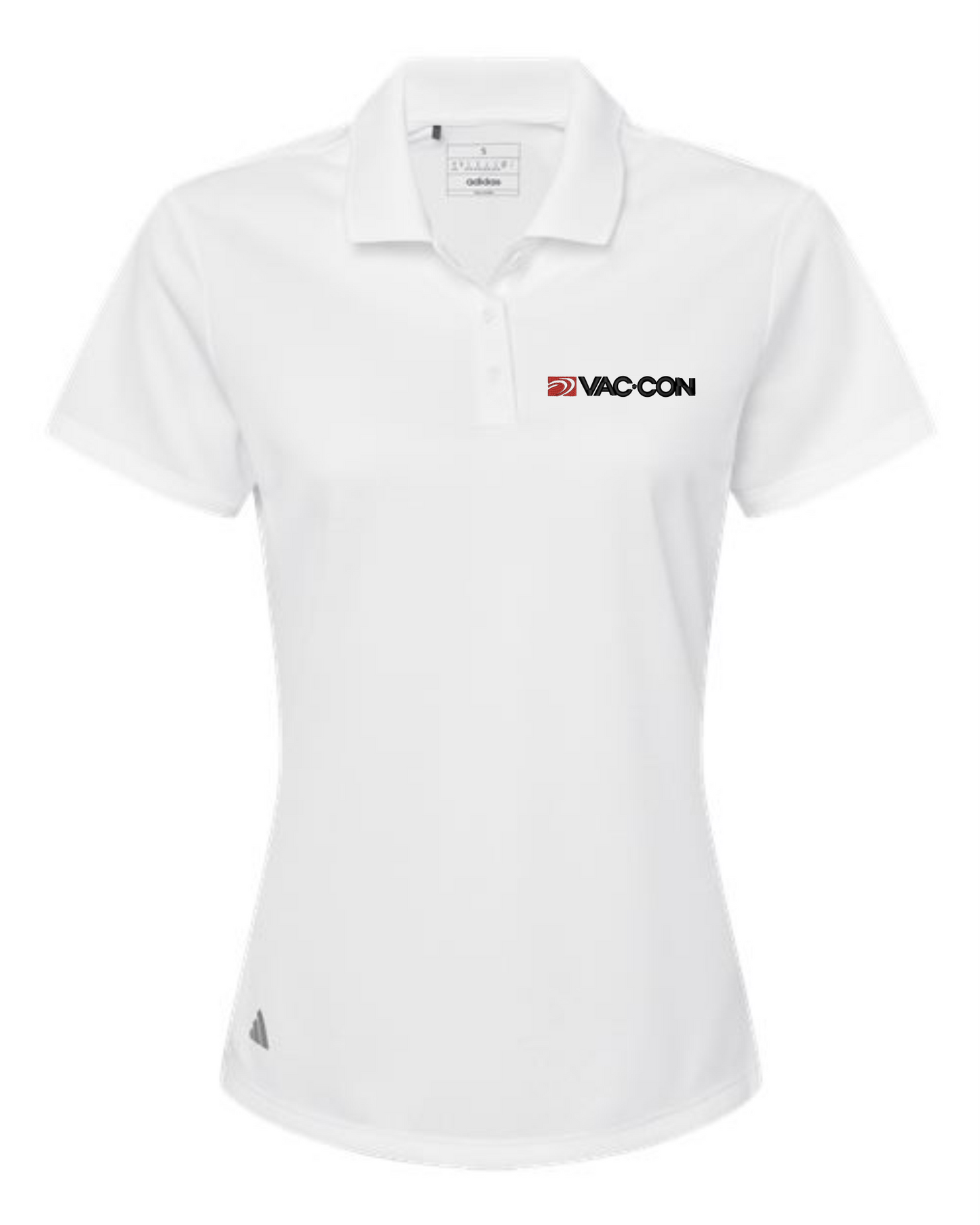Adidas Women's Basic Sport Polo With Embroidered Vac-Con Logo