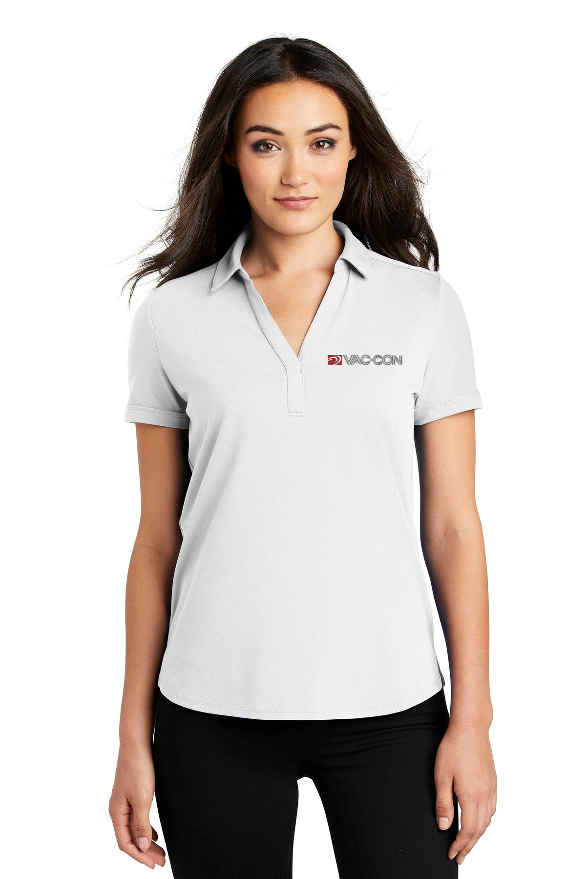 OGIO Women's Limit Polo With Embroidered Vac-Con Logo