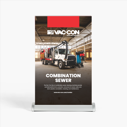 Vac-Con Combination Sewer Retractable Banners