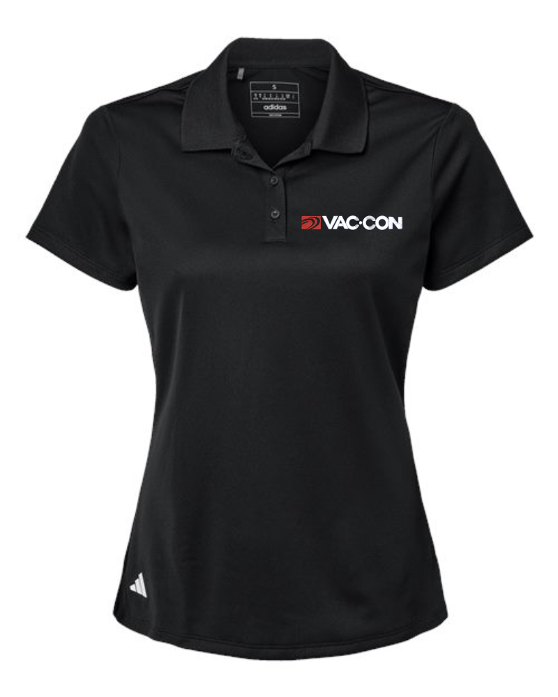 Adidas Women's Basic Sport Polo With Embroidered Vac-Con Logo