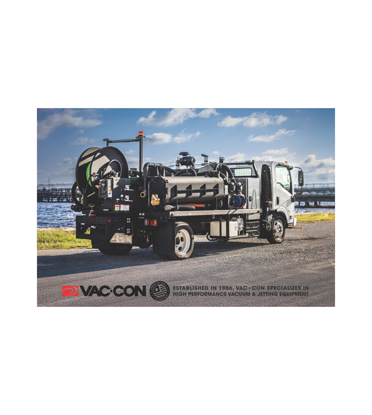 Vac-Con Camera Truck Landscape 24" x 36" Poster