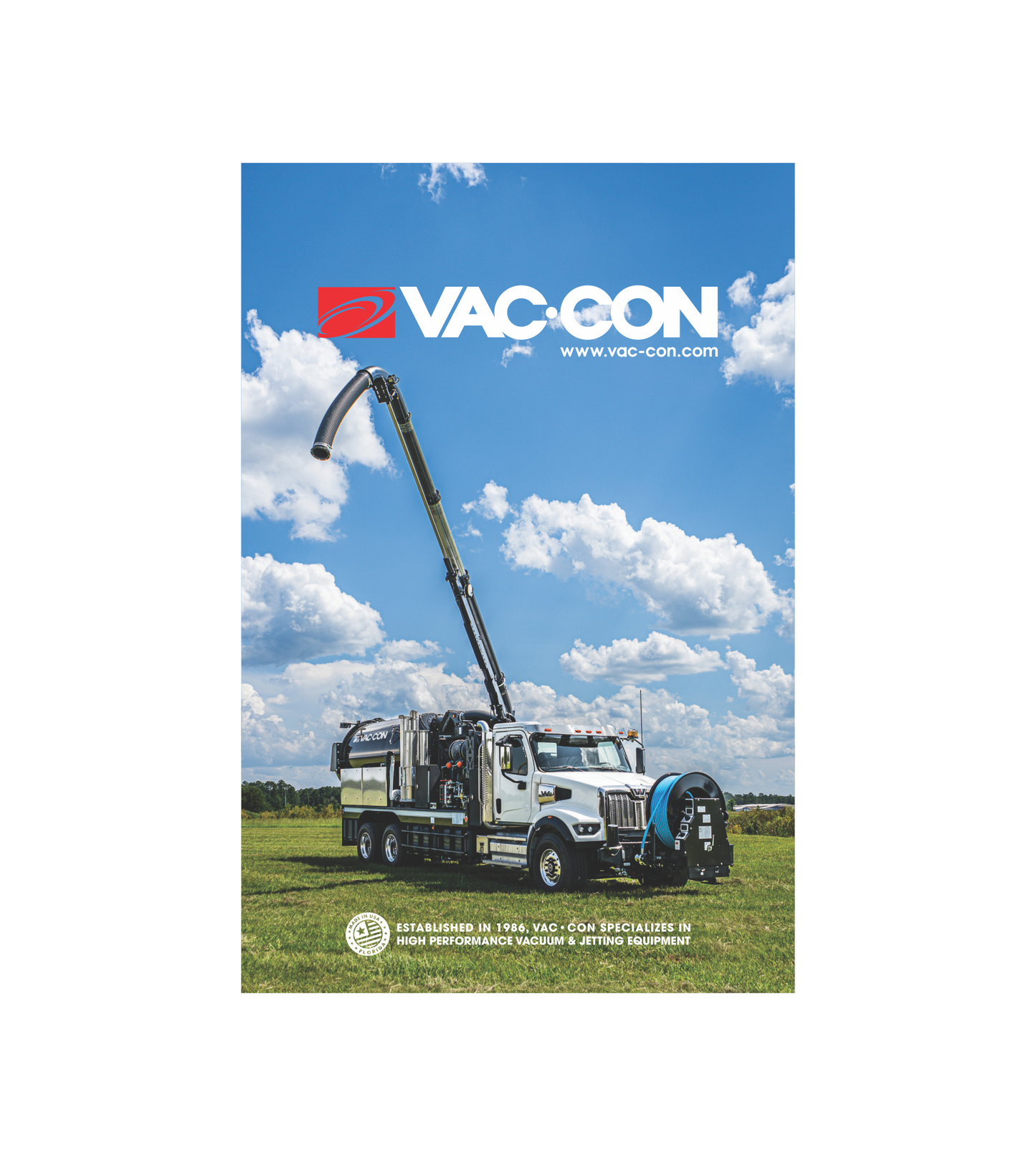 Vac-Con Combination Sewer Boom Up 24" x 36" Poster