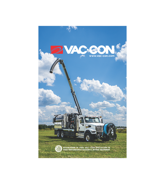 Vac-Con Combination Sewer Boom Up 24" x 36" Poster