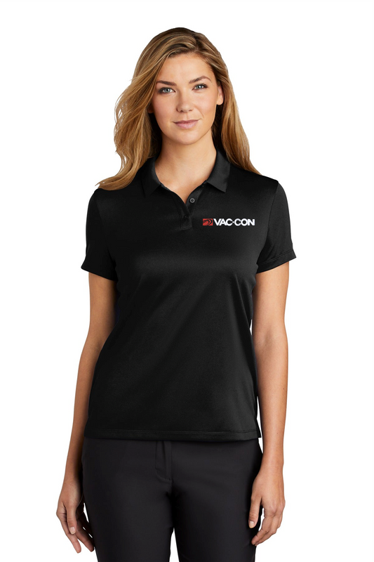 Nike Women's Dry Essential Solid Polo With Embroidered Vac-Con Logo