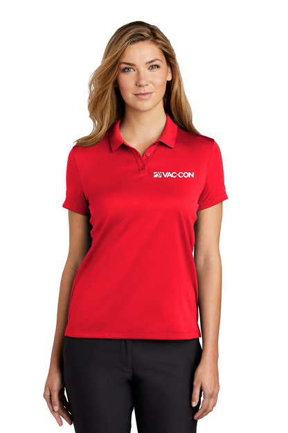 Nike Women's Dry Essential Solid Polo With Embroidered Vac-Con Logo