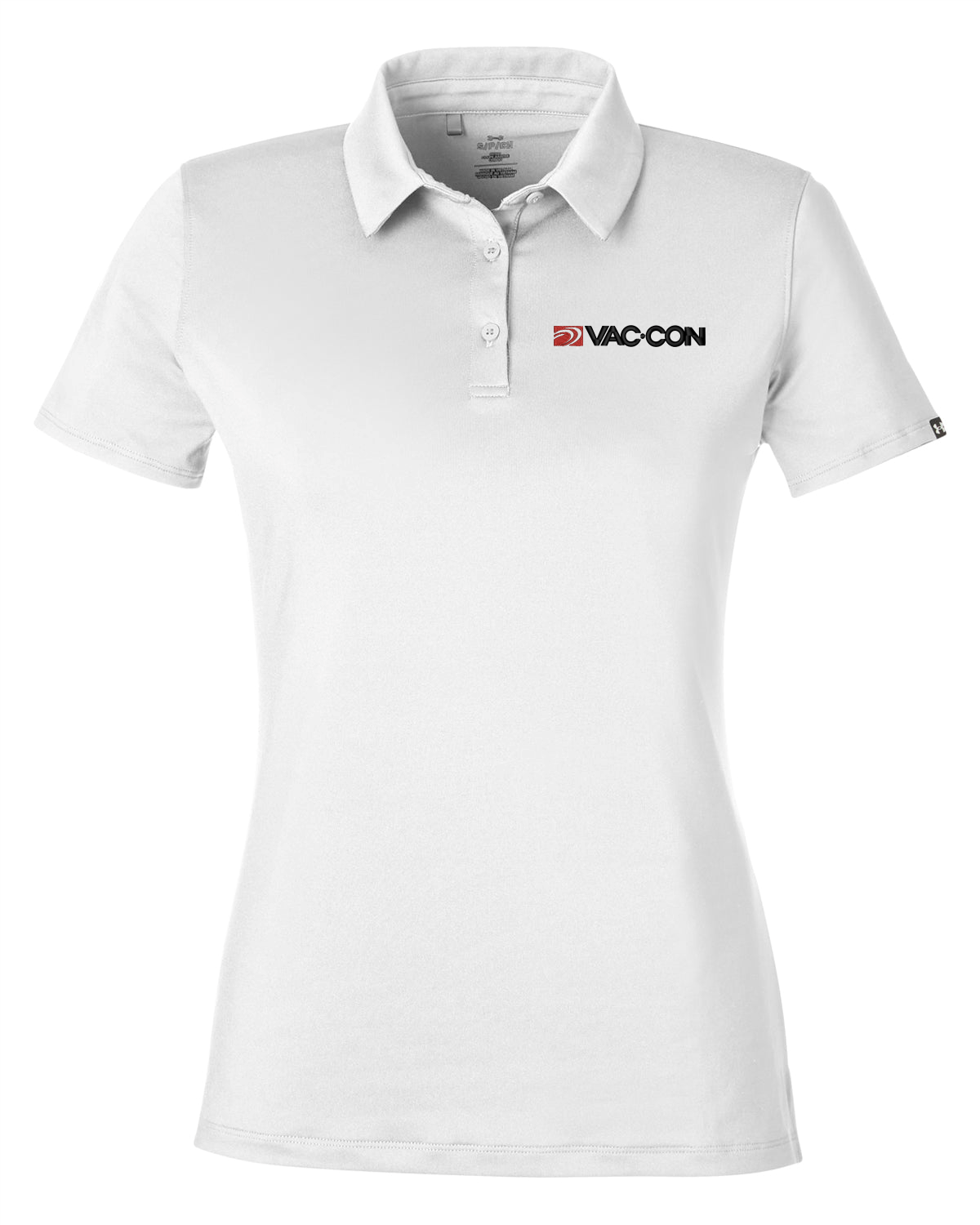 Under Armour Women's Recycled Polo With Embroidered Vac-Con Logo