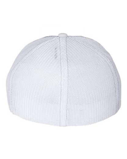 Richardson 110 White FlexFit Hat (Size LG-XL) With PVC Vac-Con Patch