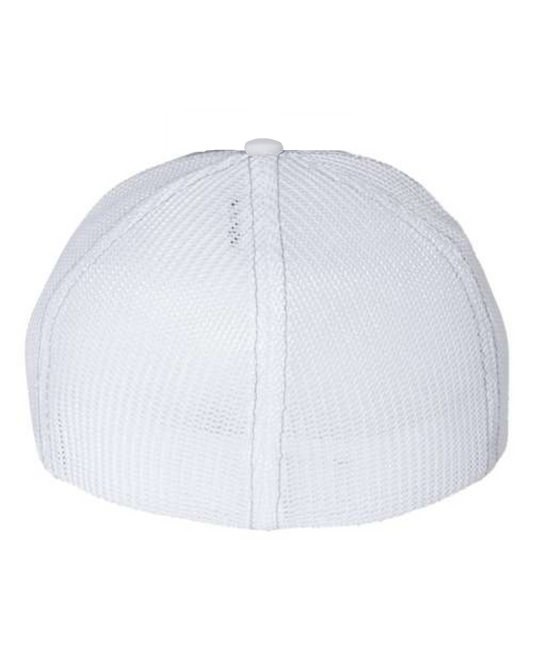 Richardson 110 White FlexFit Hat (Size LG-XL) With PVC Vac-Con Patch