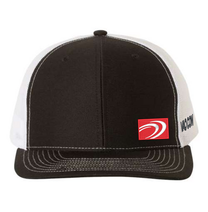 Vac-Con Embroidered Logo Patch Richardson 112 Black/White Trucker Cap