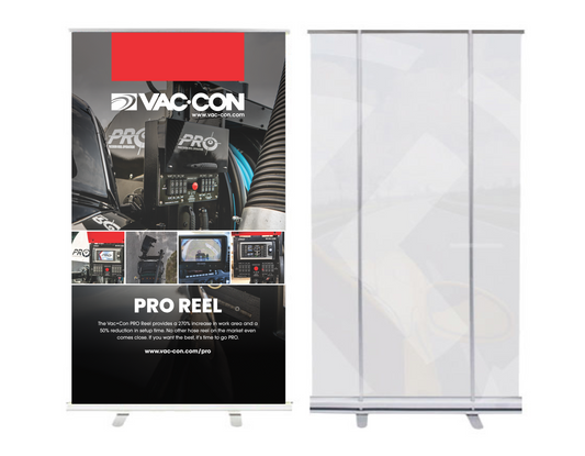 Vac-Con Pro Reel Retractable Banners
