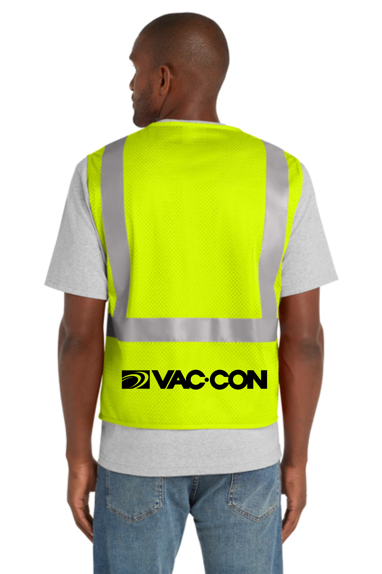 Vac-Con ANSI 107 Class 2 Mesh Pocketed Zippered Vest