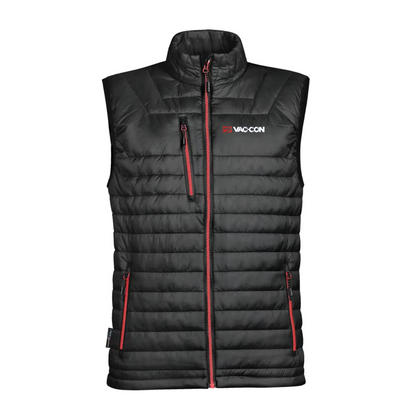 StormTech Men's Gravity Quilted Vest With Embroidered Vac-Con Logo