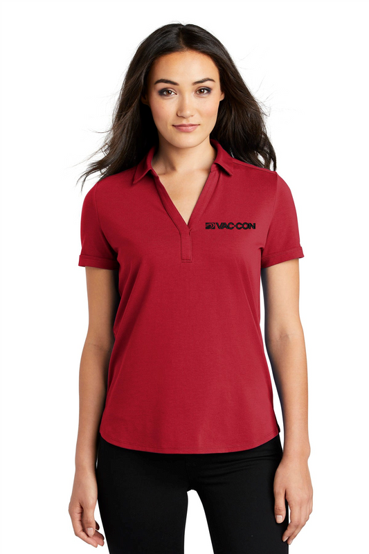 OGIO Women's Limit Polo With Embroidered Vac-Con Logo
